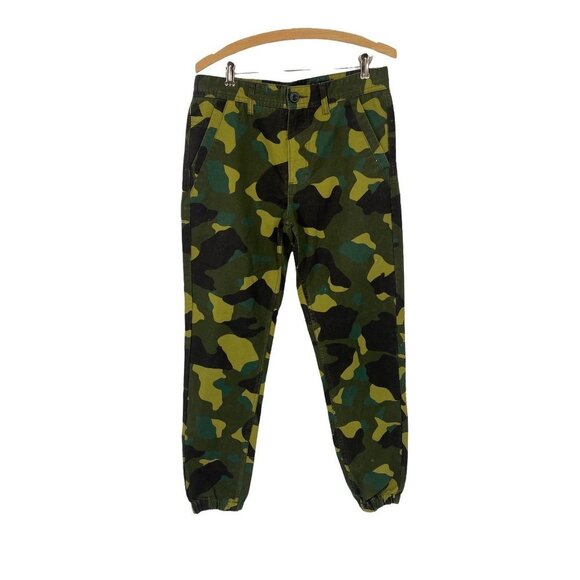 CPO Provisions Work Joggers Pants Camouflage Slim Fit SIZE 31W Mens - Picture 1 of 5